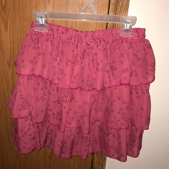 Mossimo pink ruffle skirt - Picture 1 of 3